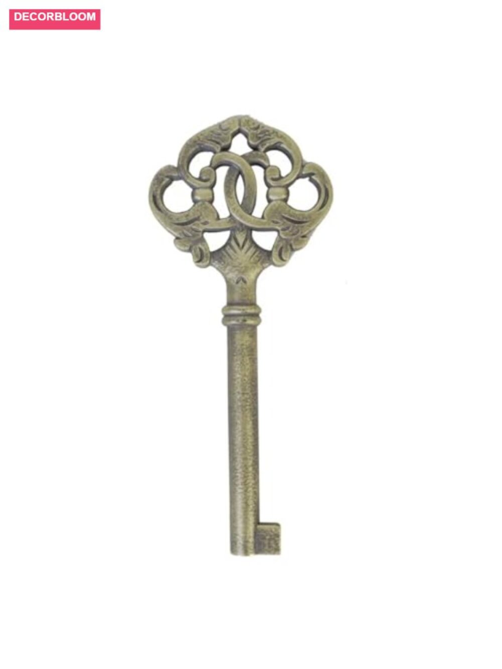 Vintage Wall Sculpture Resin Scepter Key Decor Handmade Gift 8"